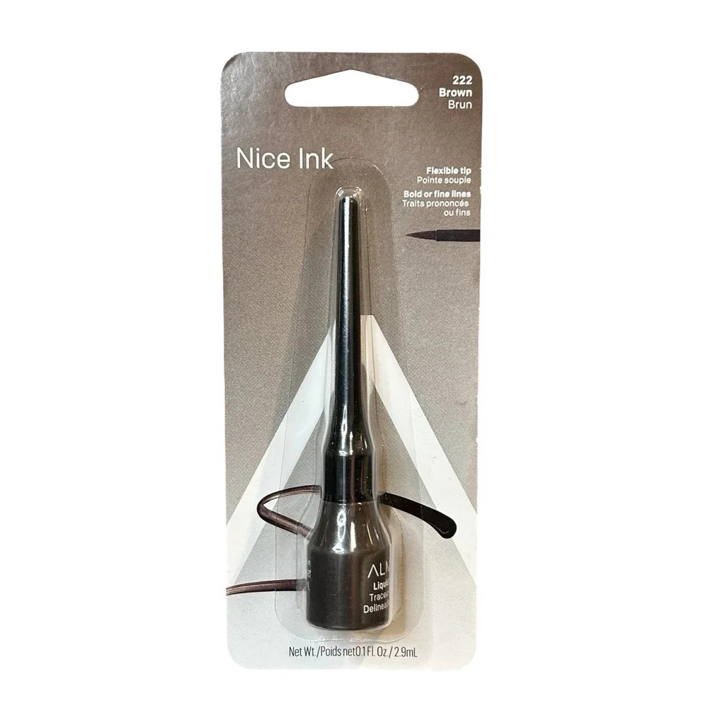 Almay Lot of 3 Liquid Eyeliner Pen Water Resistant & Long Wearing 222 Brown New